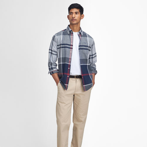 Barbour - Dunoon Tailored Shirt in Blue Granite