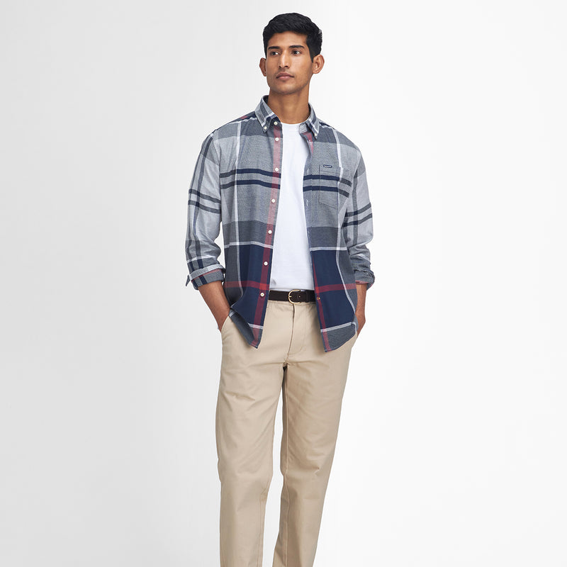 Barbour - Dunoon Tailored Shirt in Blue Granite