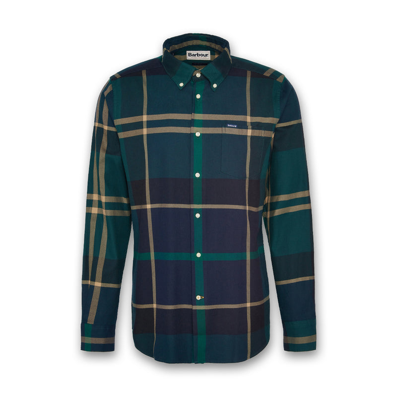 Barbour - Dunoon Tailored Shirt in Green Loch