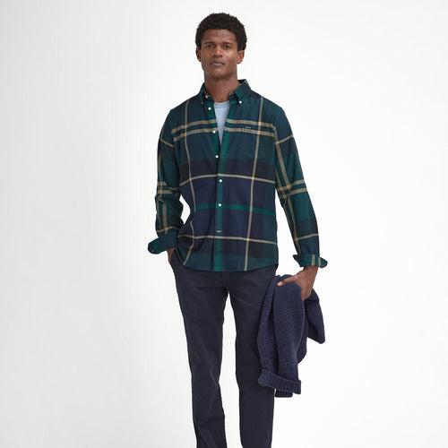 Barbour - Dunoon Tailored Shirt in Green Loch
