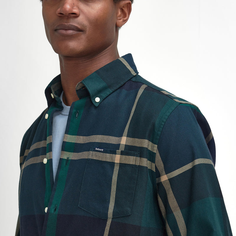 Barbour - Dunoon Tailored Shirt in Green Loch