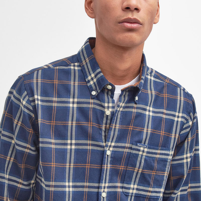 Barbour - Crossfell Tailored Fit Shirt in Blue