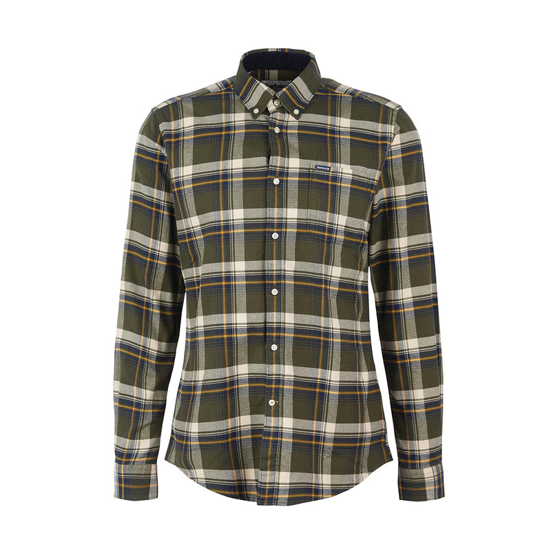 Barbour - Sheildton Tailored Fit Shirt in Olive