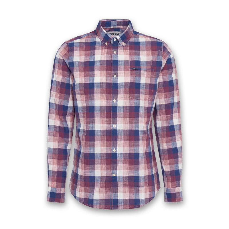 Barbour - Hillroad Tailored Shirt in Red Spice