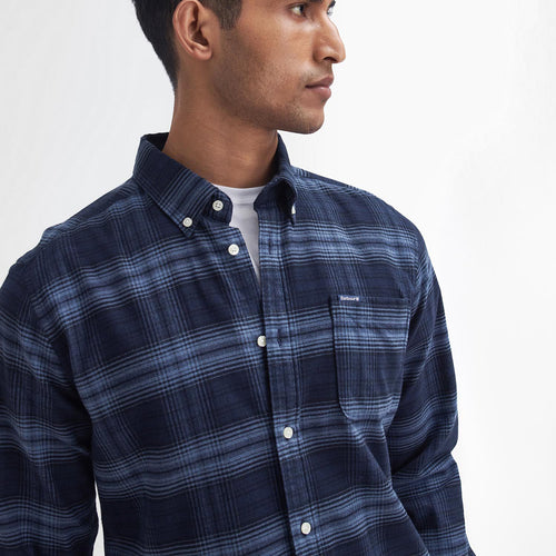 Barbour - Forestfield Tailored Fit Shirt in Classic Navy