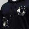 Psycho Bunny - Auguste Floral Patch Hoodie in Black - Nigel Clare