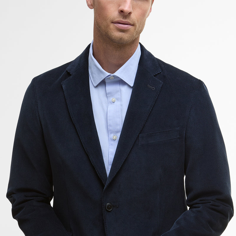 Barbour - Wallington Cord Blazer in Navy