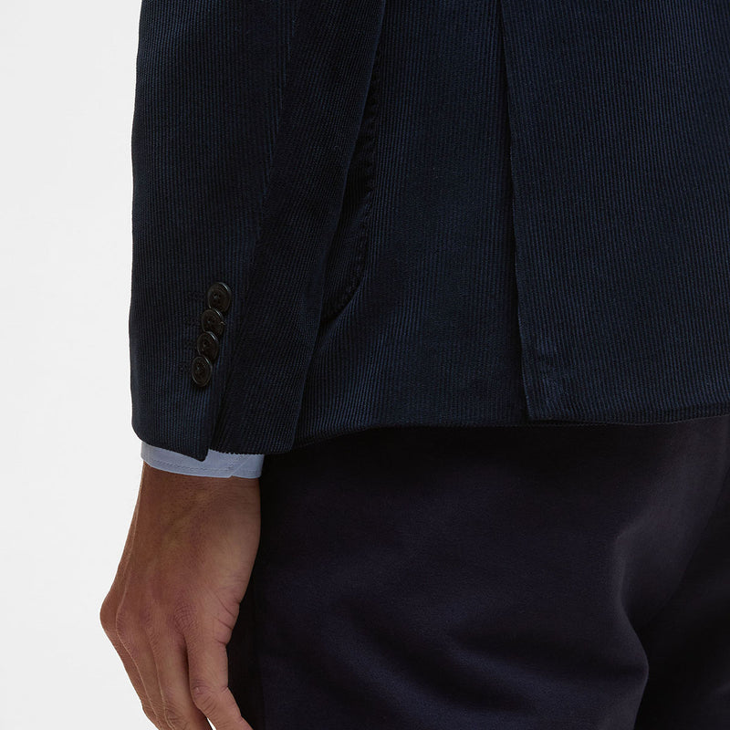 Barbour - Wallington Cord Blazer in Navy