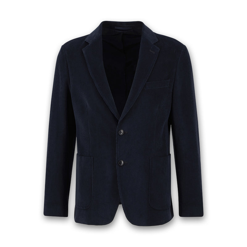Barbour - Wallington Cord Blazer in Navy