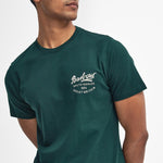Barbour - Script Graphic T-Shirt in Seaweed
