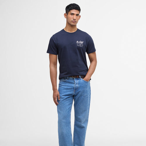 Barbour - Script Graphic T-Shirt in Navy