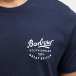 Barbour - Script Graphic T-Shirt in Navy