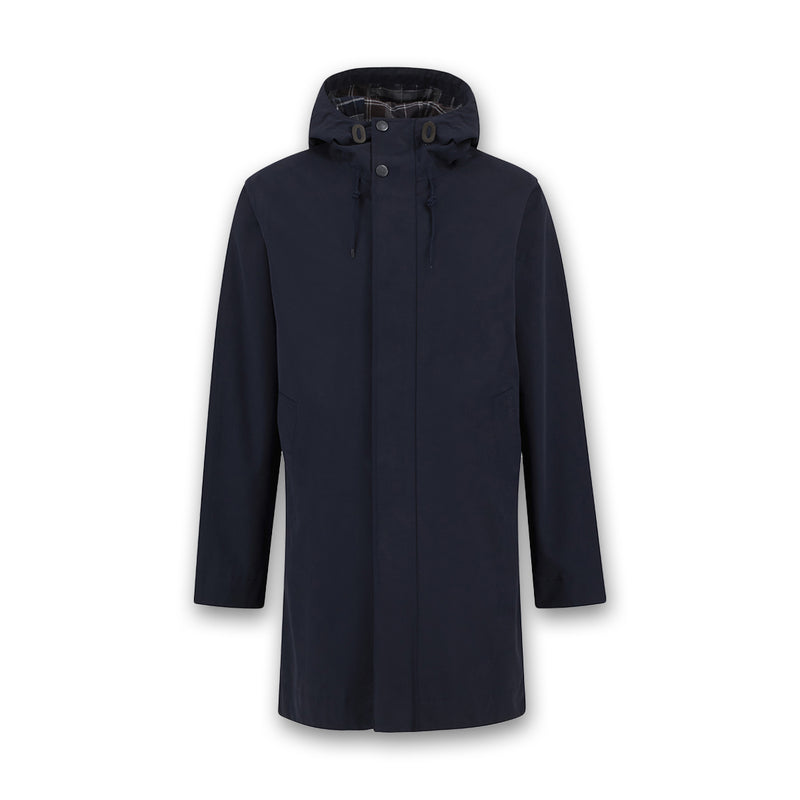 Barbour - Lorden Hooded Raincoat in Navy