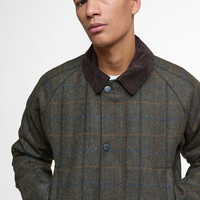 Barbour - Bedale Check Wool Jacket in Brown