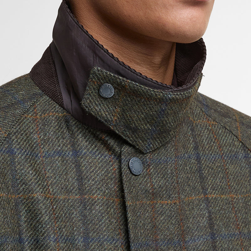 Barbour - Bedale Check Wool Jacket in Brown