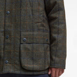 Barbour - Bedale Check Wool Jacket in Brown