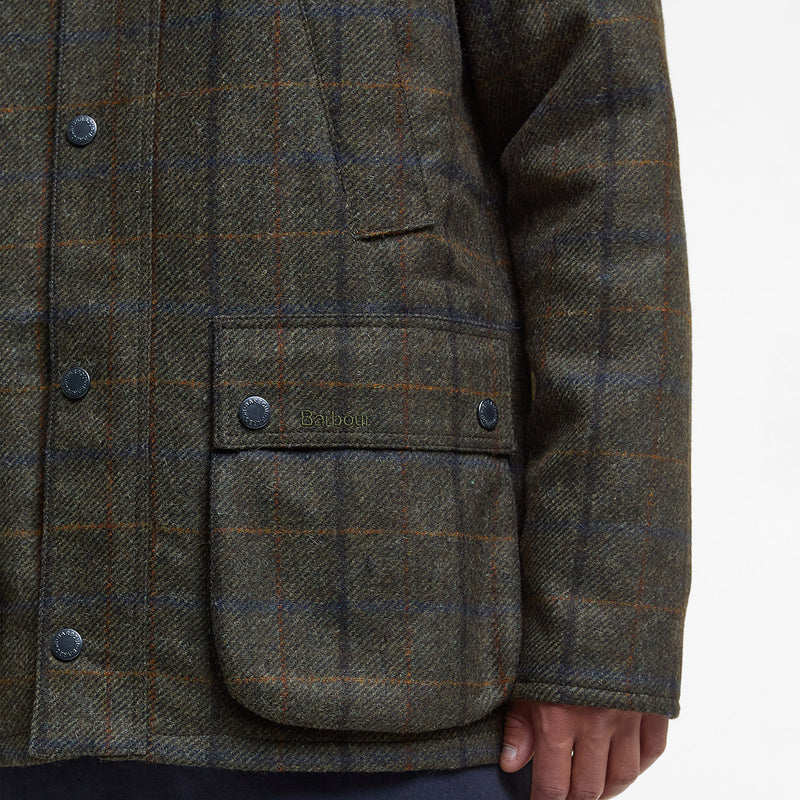 Barbour - Bedale Check Wool Jacket in Brown