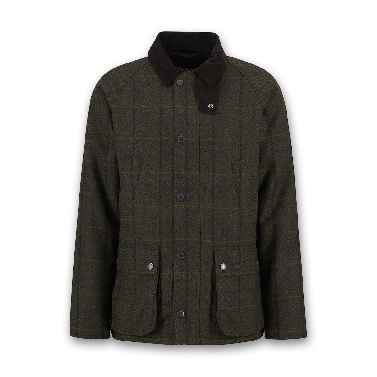 Barbour - Bedale Check Wool Jacket in Brown | Nigel Clare
