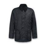 Barbour - Ashby Waxed Jacket in Black
