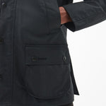 Barbour - Ashby Waxed Jacket in Black