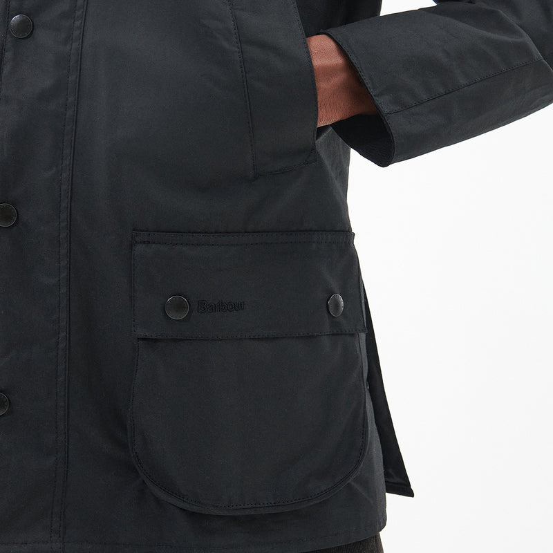 Barbour - Ashby Waxed Jacket in Black