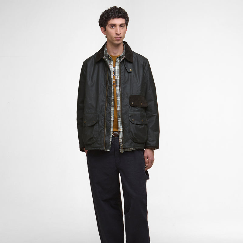Barbour - Jig Waxed Jacket in Sage
