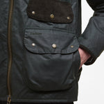 Barbour - Jig Waxed Jacket in Sage