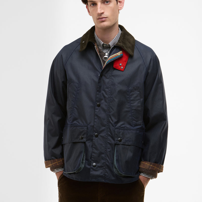 Paul Smith loves Barbour - Night Sky Oversize Bedale Wax Jacket