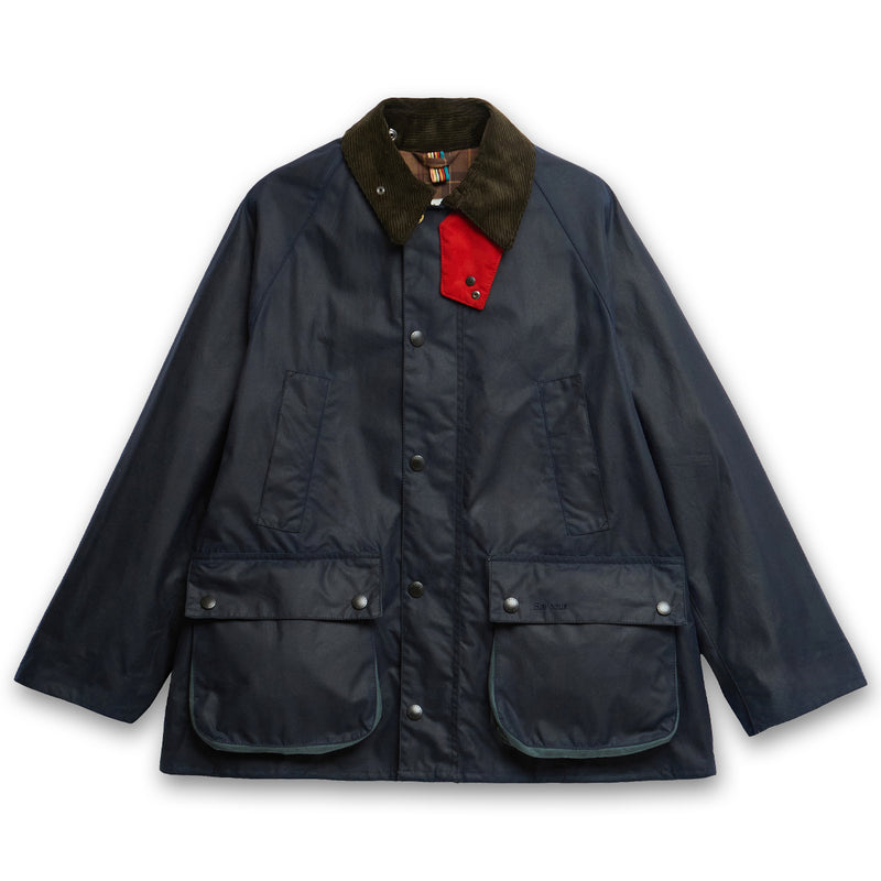 Paul Smith loves Barbour - Night Sky Oversize Bedale Wax Jacket