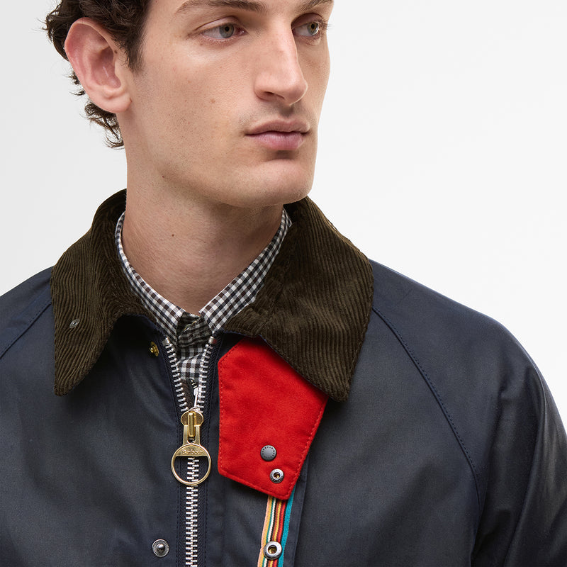 Paul Smith loves Barbour - Night Sky Oversize Bedale Wax Jacket
