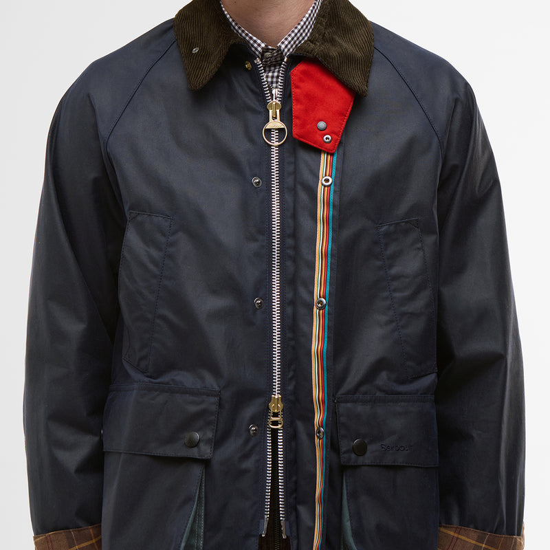 Paul Smith loves Barbour - Night Sky Oversize Bedale Wax Jacket