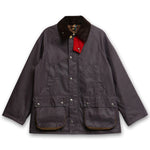 Paul Smith loves Barbour - Grey/Lilac Oversize Bedale Wax Jacket