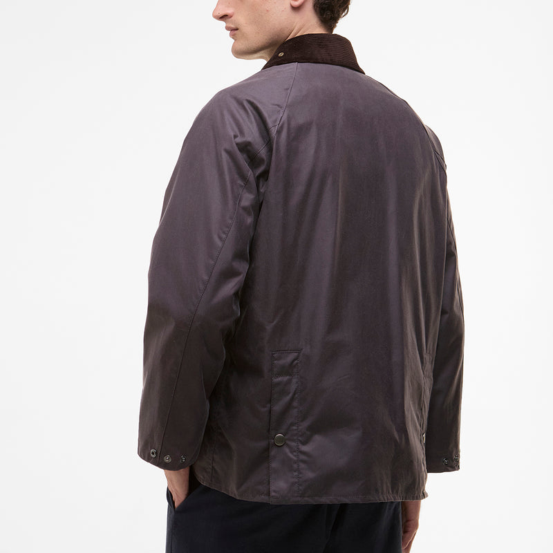 Paul Smith loves Barbour - Grey/Lilac Oversize Bedale Wax Jacket