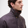 Paul Smith loves Barbour - Grey/Lilac Oversize Bedale Wax Jacket