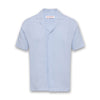 Orlebar Brown - Maitan SS Linen Shirt in Soft Blue - Nigel Clare