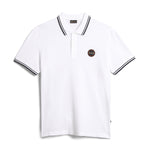 Napapijri - E-Macas SS Polo Shirt in Bright White - Nigel Clare