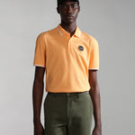 Napapijri - E-Macas SS Polo Shirt in Orange Mock - Nigel Clare