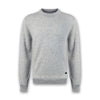 Barbour - Patch Crew Neck Sweater in Light Grey Marl - Nigel Clare