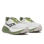 Saucony - Hurricane 24 Trainers in White/Olive