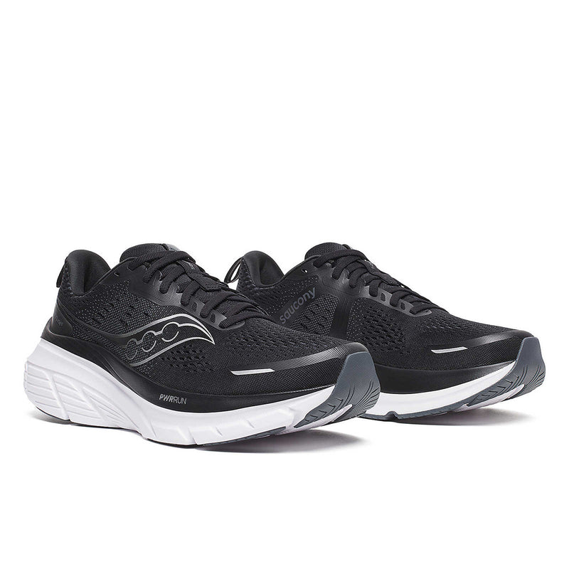 Saucony - Guide 18 Trainers in Black/White