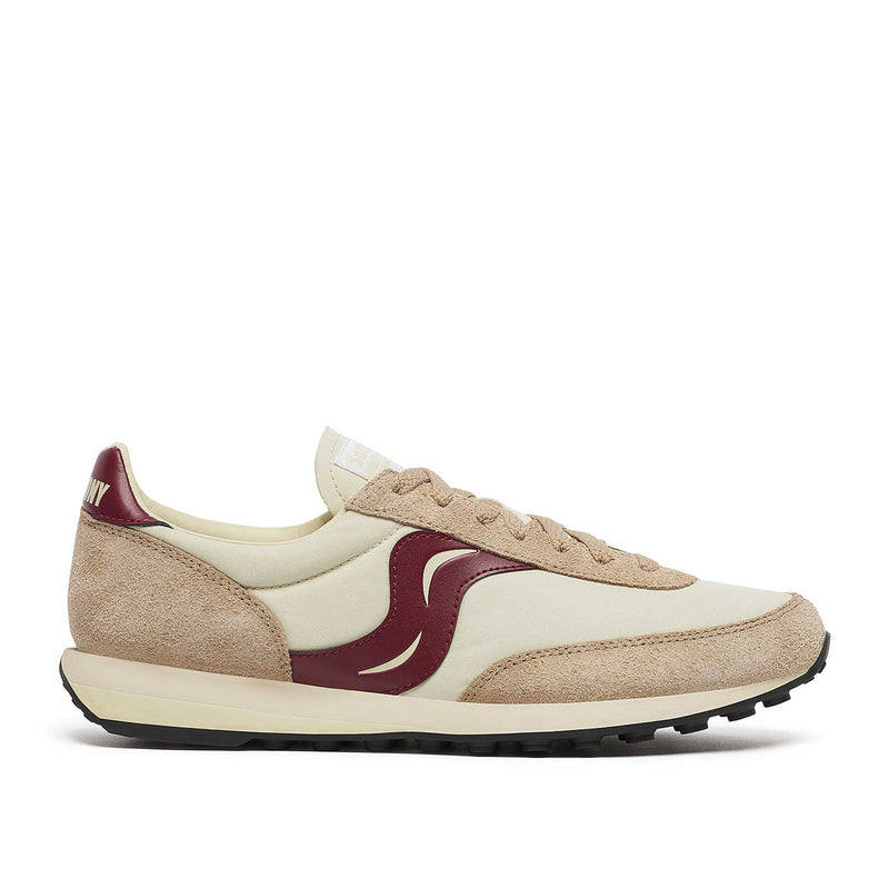 Saucony - Trainer 80 Original Trainers in Beige/Burgundy