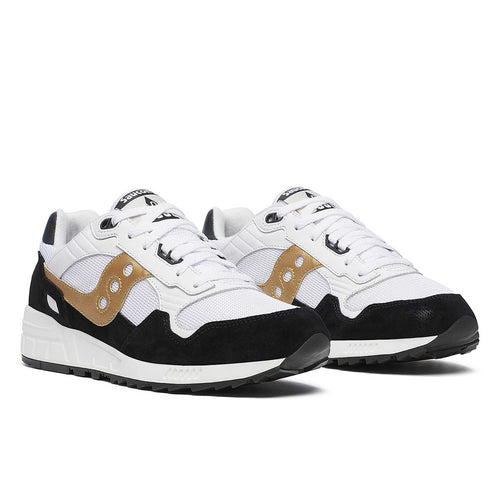 Saucony - Shadow 5000 Trainers in White/Black/Gold