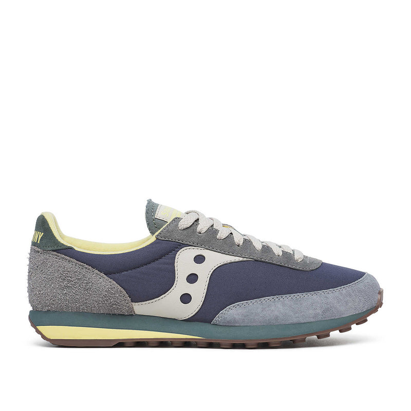 Saucony - Trainer 80 Lux Trainers in Navy/Grey