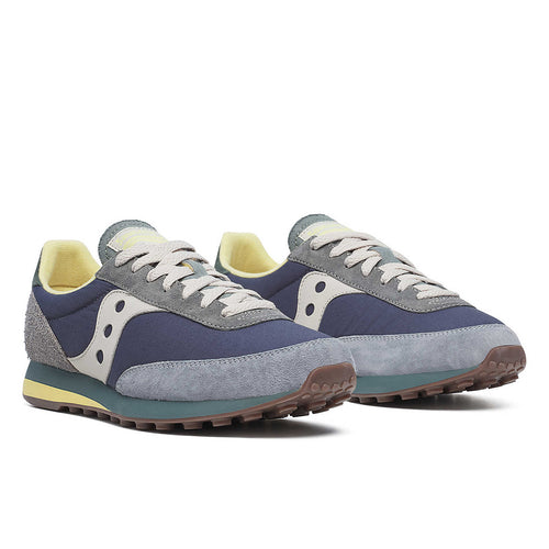 Saucony - Trainer 80 Lux Trainers in Navy/Grey