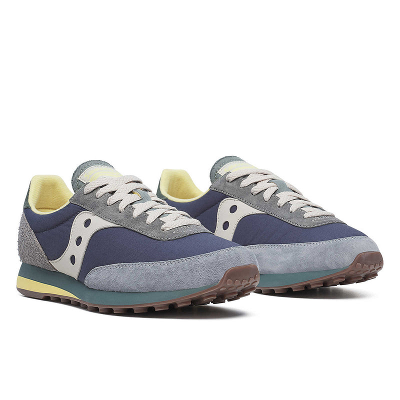 Saucony - Trainer 80 Lux Trainers in Navy/Grey