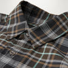 Belstaff - Scale Check Shirt in Charcoal/Oil Blue