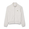 Lacoste - Paris Piqué Zip Front Track Jacket in Pale Grey