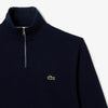 Lacoste - Zip Neck Sweater in Midnight Blue