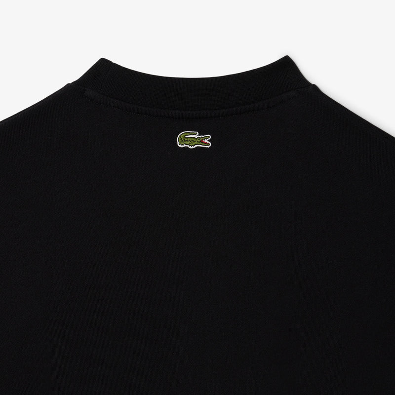 Lacoste - Loose Fitted Croc Sweatshirt in Black