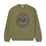 Lacoste - Loose Fitted Printed Sweatshirt in Khaki